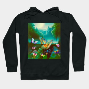 Butterflies At Night Hoodie